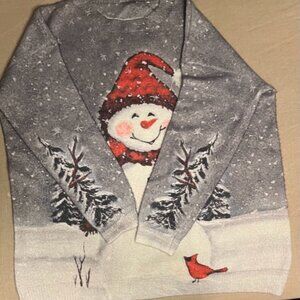 Adorable Snowman Sweater